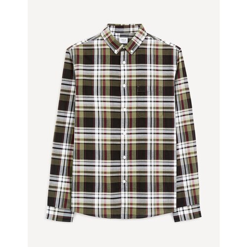 Celio Plaid Shirt Bapop - Men Slike