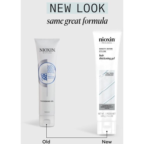 Nioxin Density Defend Hair Thickening Gel gel za fiksacijo in obliko 140 ml Slike