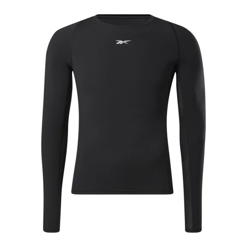 Reebok United By Fitness Compression Long Sleeve Shirt, Black, (20489677)