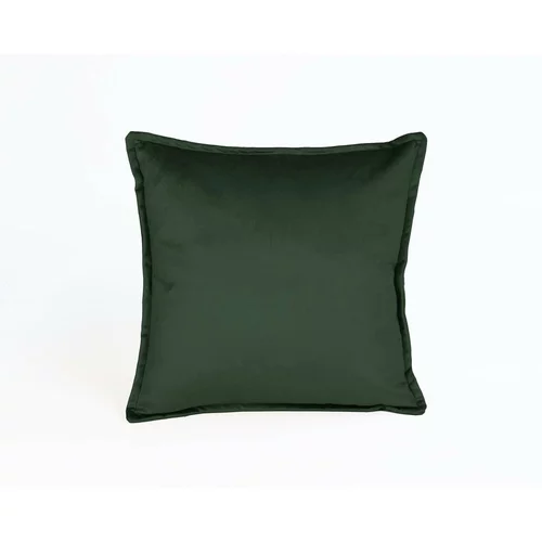 Velvet Atelier tamno zeleni baršun jastuk Tercio, 45 x 45 cm