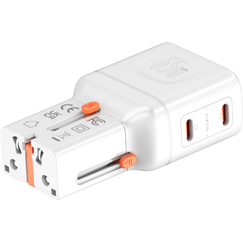 4SMARTS 4smart Nomad Pocket svetovni potovalni adapter 65 W Slike