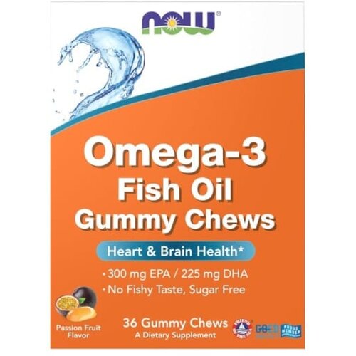 Now Foods Omega-3 riblje ulje NOW (36 gumenih bombona) Cijene
