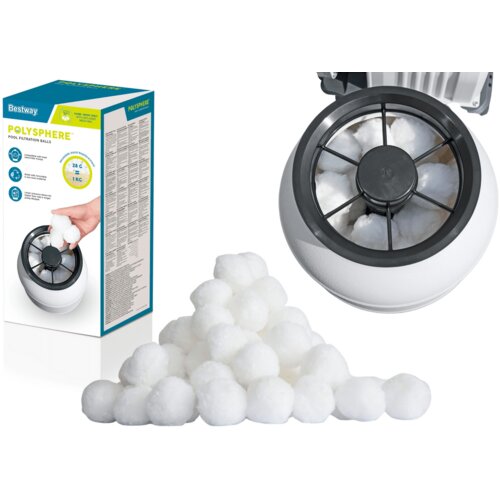 Lean_Toys Filtrirne kroglice za pe&amp;scaron;čeno črpalko Bestway 58475 Slike