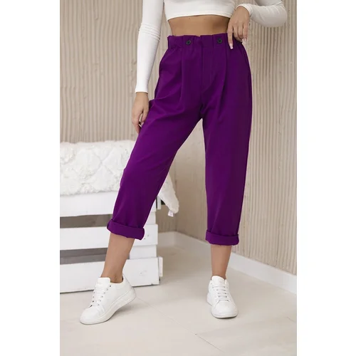 Kesi Punto Milano Winter trousers dark purple