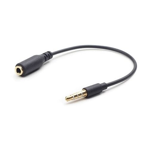 Gembird Electronics Ltd Audio kabl cross adapter, 3,5mm 4pin to 3,5mm stereo, 18 cm, GEMBIRD CCA-419, black Cijene