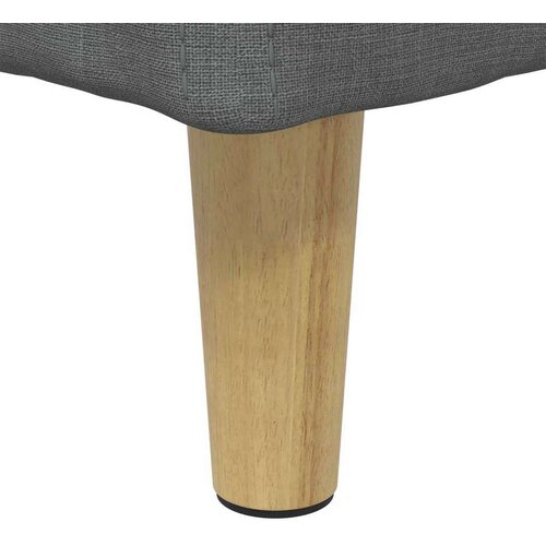  Otoman za pohranu s jastukom Tamno siva 40 x 40 x 45 cm tkanina - Tamno siva 40 cm tkanina Slike
