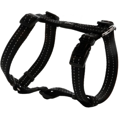 Rogz classic am za pse sa reflektujućim šavom m — 32–52 cm crna Cene