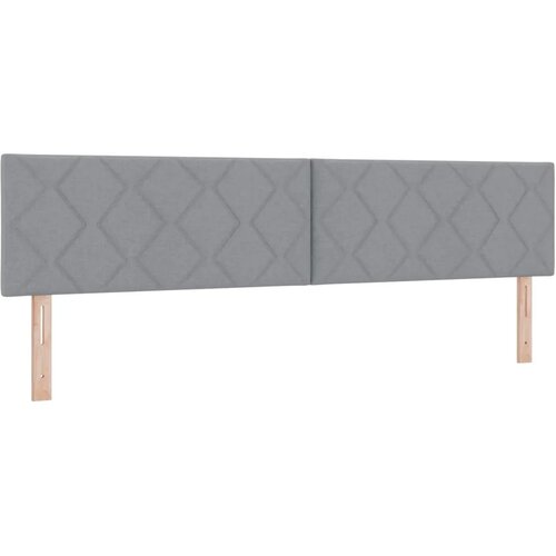  Podesivi krevet s madracem Svjetlosiva 200 x 200 cm Tkanina - Svjetlosiva 200 x 200 cm Dizajn s rombovima Slike