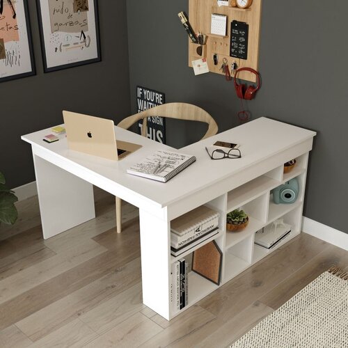 Hanah home Ct5-W beli radni sto Cene