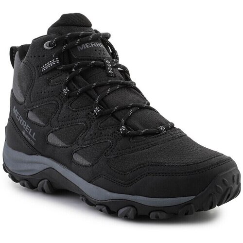Merrell Pohodni&amp;scaron;tvo West Rim Sport Mid Gtx Črna Slike