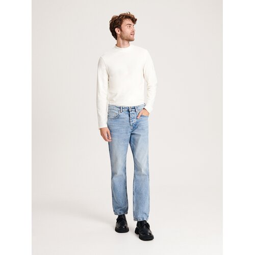 Reserved kavbojke regular fit - modra Cene
