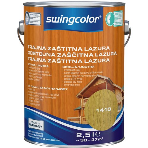 SWINGCOLOR Obstojna zaščitna lazura (barva: hrast, 2,5 l) Cene