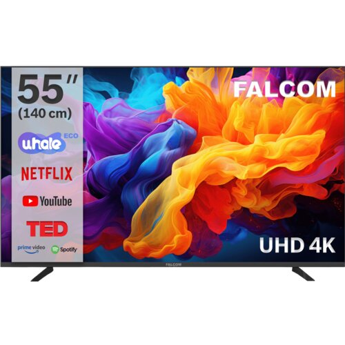Falcom Smart TV TV-55LTF024SM VOS, 55&amp;quot;, LED, 4K UltraHD, Bluetooth, ViFi Slike