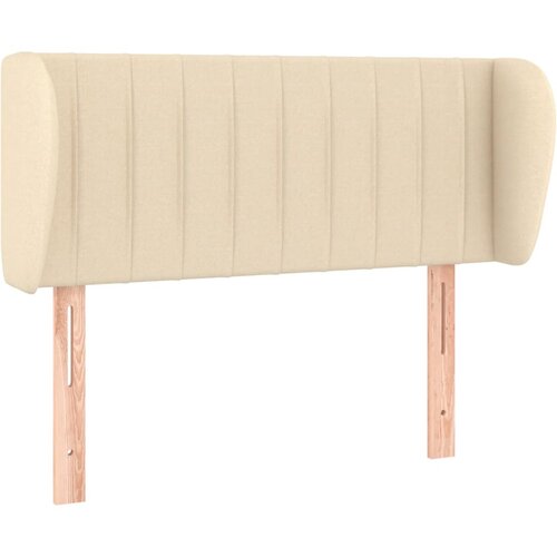 Maison Chic vzglavna omarica - nočna omarica - posteljna omarica z ušesi krem 93x23x78/88 cm blago, (21712986) Cene