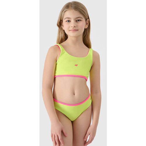 4f Girls' 2-piece swimsuit - green/pink Slike