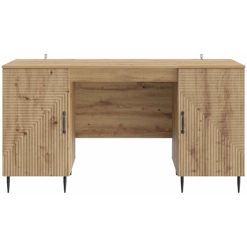  Stol Hrast artisan 142,5 x 50 x 75 cm Konstruirano drvo Slike