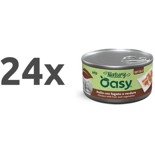 Oasy Dog Natury Adult fileji v želeju, konzerva - pi&scaron;čanec, jetra in zelenjava - 150 g 24 x 150 g Cene