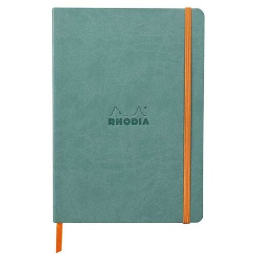  Notes A5, Rhodiarama soft, s gumicom, diktando crte, plavi Cijene