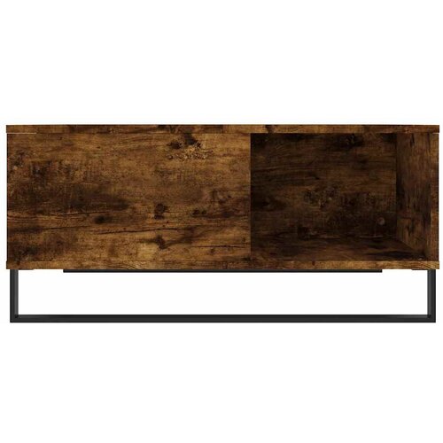  Stolić za kavu boja hrasta 80 x 80 x 36,5 cm konstruirano drvo Smeđa Slike
