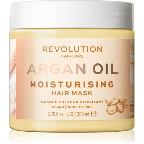 Revolution Haircare Hair Mask Argan Oil intenzivna hidratantna i hranjiva maska za kosu 200 ml