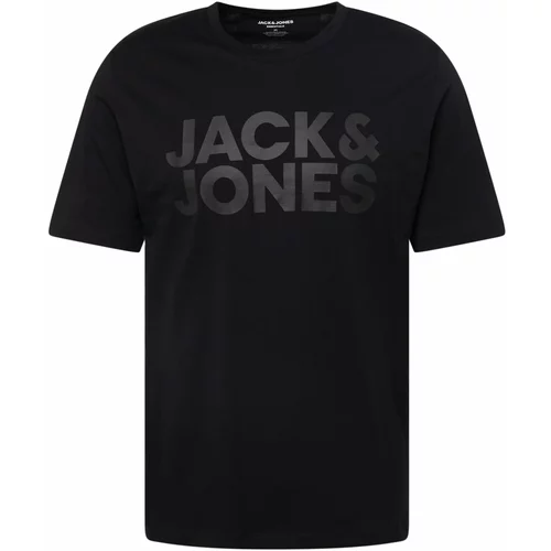 Jack & Jones Majica temno siva / črna
