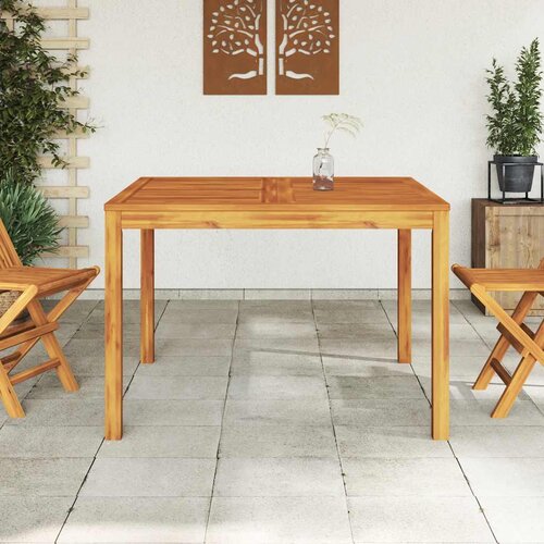  Vrtni blagovaonski stol 110x110x75 cm masivno bagremovo drvo Slike