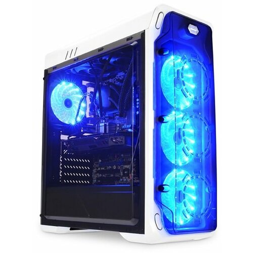 LC Power gaming 988W-ON blue typhoon white kućište za računar Slike