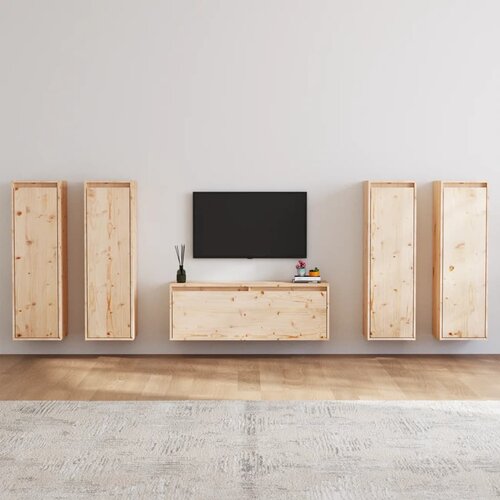 The Living Store TV omarica 5 kosov trdna borovina - TV Omarica, (21375866) Cene