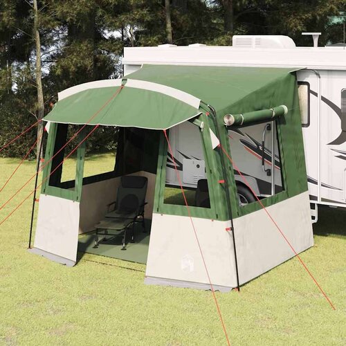 Šator za prtljažnik za karavan Zelena 352 x 250 x 240 cm Cene