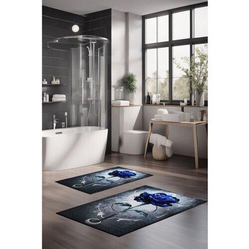 CT-5386 multicolor bathmat set (2 pieces) Cene