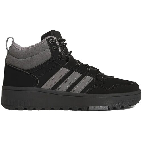 Adidas Visoke superge Baskets Hoops 4.0 Winterized J nubuck synth&amp;eacute;tique Črna Slike