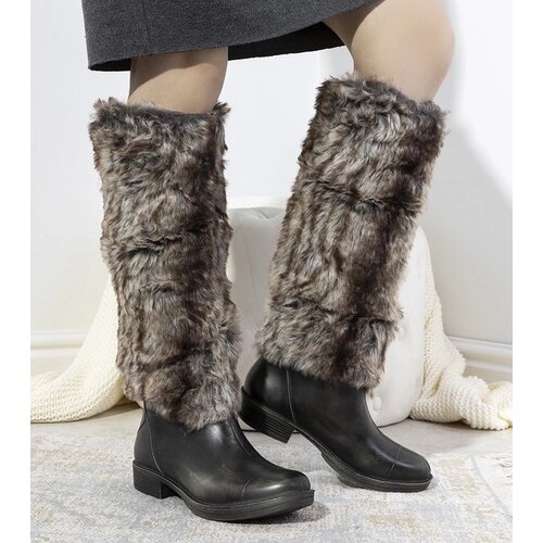D/CEO Grey boots with fur Melgar Slike