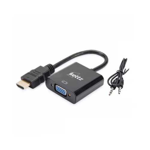 Kettz HDMI na VGA M/F konvertor HV-5500+audio 55-000 Cene