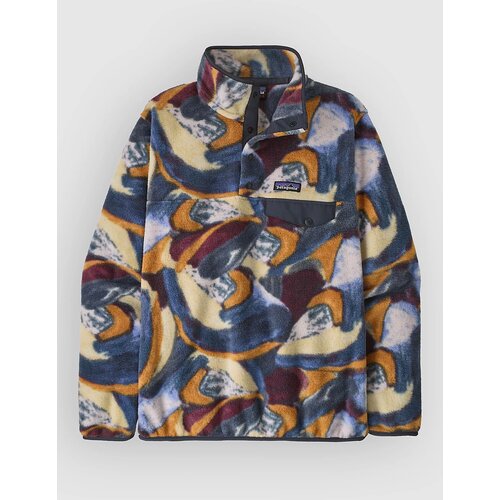 Patagonia LW Synch Snap-T Half-Zip Fleece Sweater smolder blue Cene
