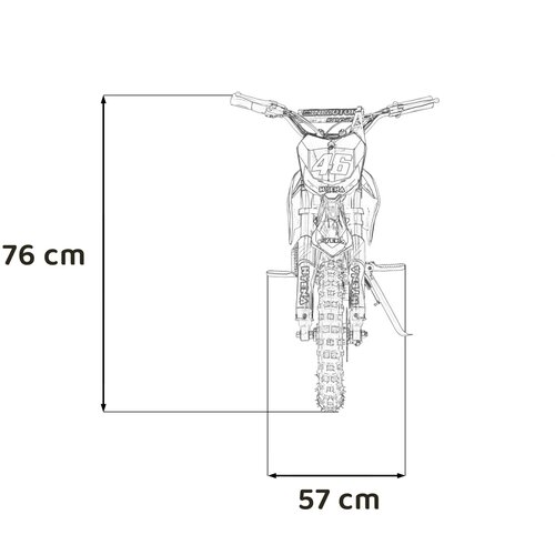 Ramiz Otro&amp;scaron;ki cross Motor RENEGADE 50R 500W modra Slike