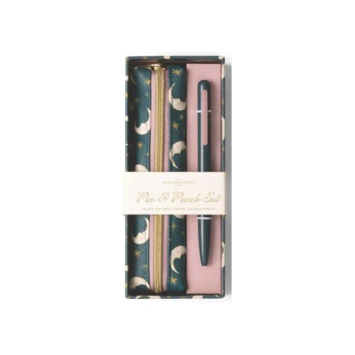 Klikermat Set pernica i olovka Teal Moon Slike