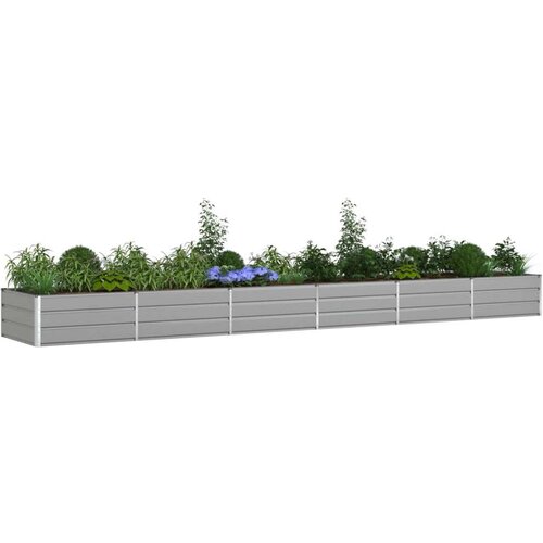  Sadilica Svijetlo siva 195 x 100 x 45 cm Cinkani čelik Slike