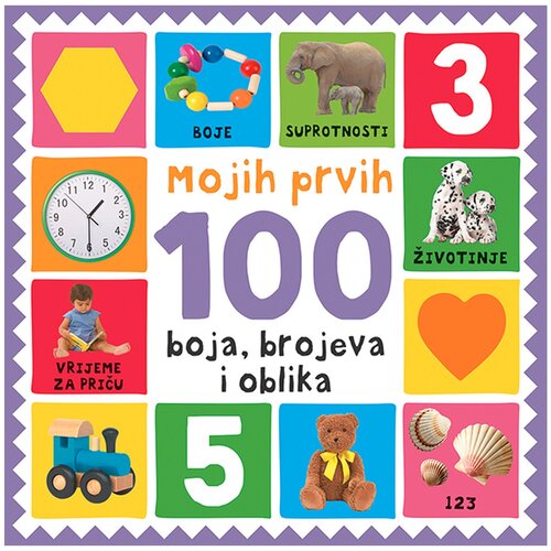 Lusio Edukativna knjiga Mojih prvih 100 boja, brojeva i oblika Cene