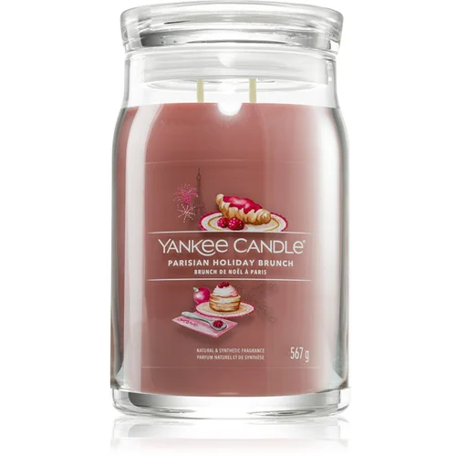 Yankee Candle Parisian Holiday Brunch dišeča sveča 567 g