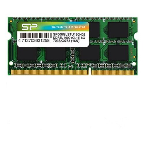 Silicon Power RAM SODIMM DDR3L 8GB 1600MHz SP008GLSTU160N02 Cene