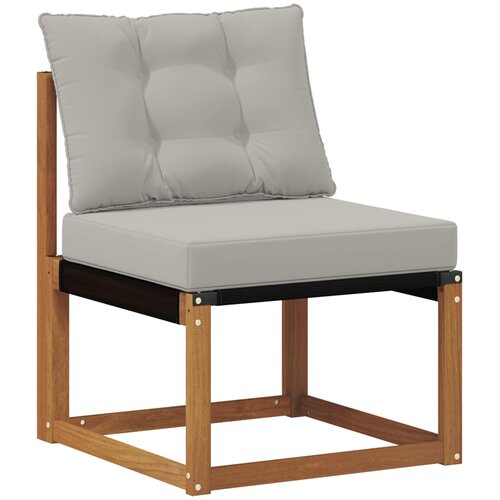  Set vanjskih sofa 6 kom. Prirodna i svjetlosiva Slike