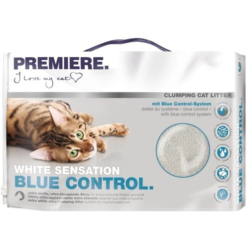 Premiere Cat Posip za mačke White sensation Blue Control 12 l Cene
