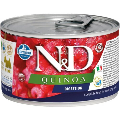 Farmina n&amp;amp;d quinoa can dog quinoa mini digestion 140g Slike