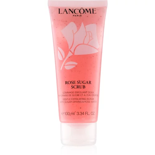 Lancôme Rose Sugar Scrub piling za zaglađivanje za osjetljivu kožu lica 100 ml