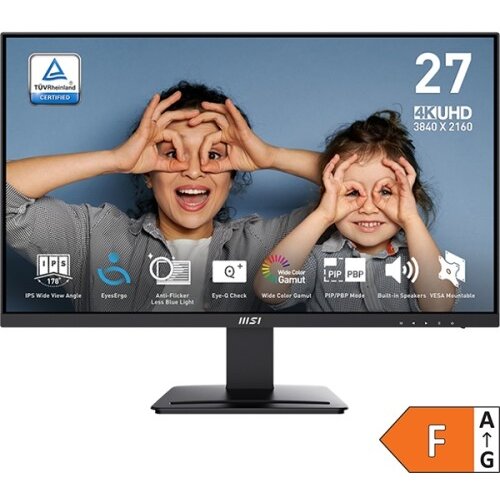 MSI Zaslon PRO MP273U / 27" / UHD / IPS / 60Hz / 4ms (GtG) / črn Cene