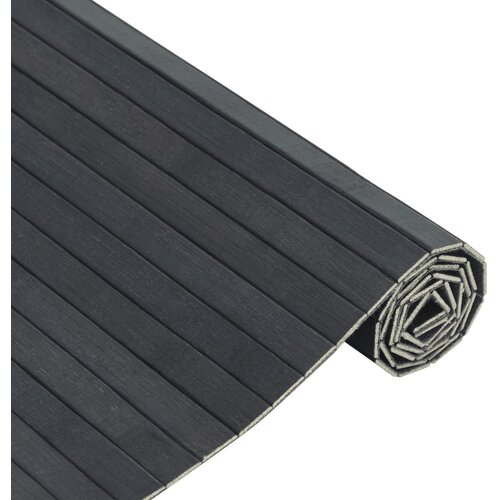  Tepih pravokutni sivi 100 x 300 cm od bambusa Slike