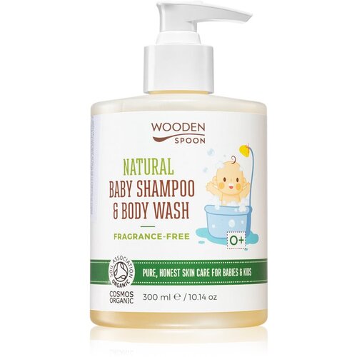 WoodenSpoon Natural šampon i gel za tuširanje za djecu bez parfema 300 ml Cijene