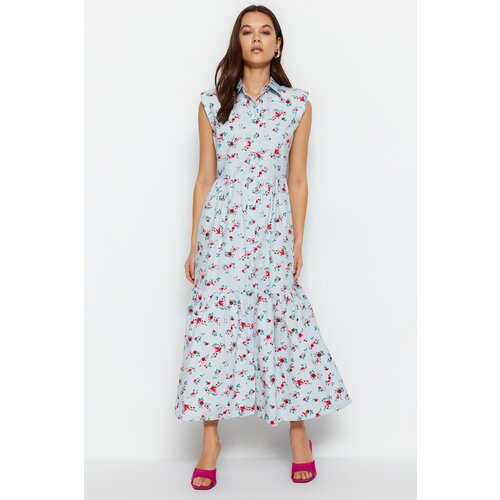 Trendyol Dress - Blue - Shirt dress Cene