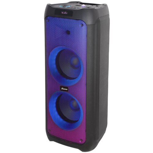 X Wave Party 1024 Bluetooth zvučnik TWS/100W/FM/USB/TF/AUX/2 x 10"/LED color Cene