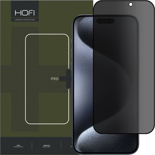 HOFI PRIVATIZIRNO STEKLO ANTI SPY GLASS PRO+ ZA IPHONE 15 PRO PRIVACY, (22001913) Slike